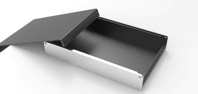 2605 All-Aluminum Integrated Body Mini Ultra-Thin Chassis DIY Audio Preamp Case Power Amplifier Housing