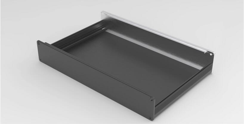 2605 All-Aluminum Integrated Body Mini Ultra-Thin Chassis DIY Audio Preamp Case Power Amplifier Housing
