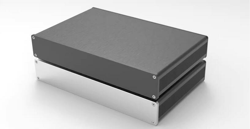 2605 All-Aluminum Integrated Body Mini Ultra-Thin Chassis DIY Audio Preamp Case Power Amplifier Housing