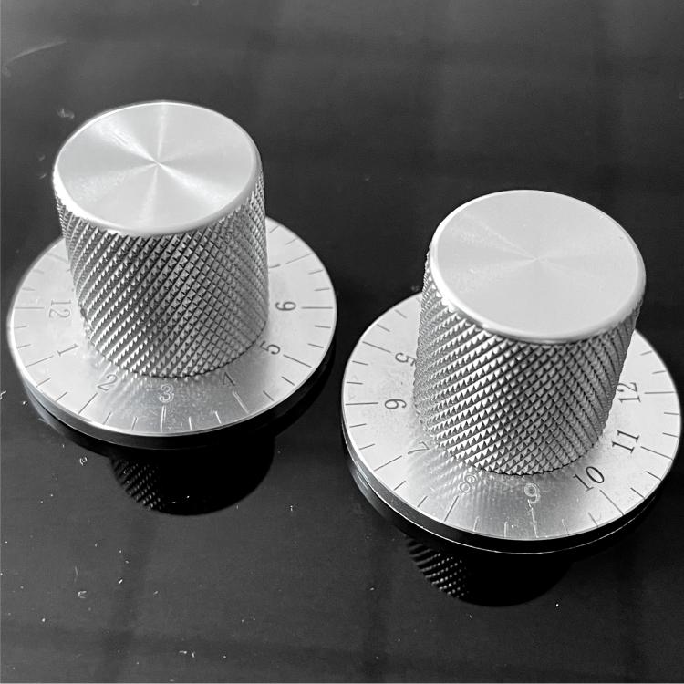 1PC Diameter 38MM Height 25MM All Aluminum Audio Amplifier Knob HiFi Preamplifier Volume Control Knob