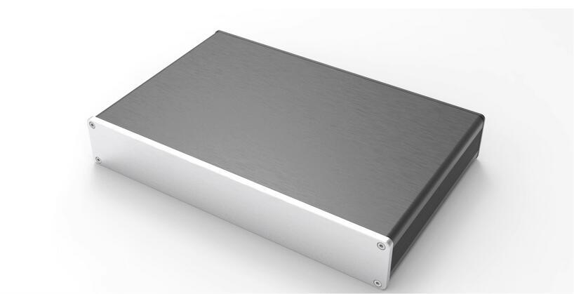 2605 All-Aluminum Integrated Body Mini Ultra-Thin Chassis DIY Audio Preamp Case Power Amplifier Housing