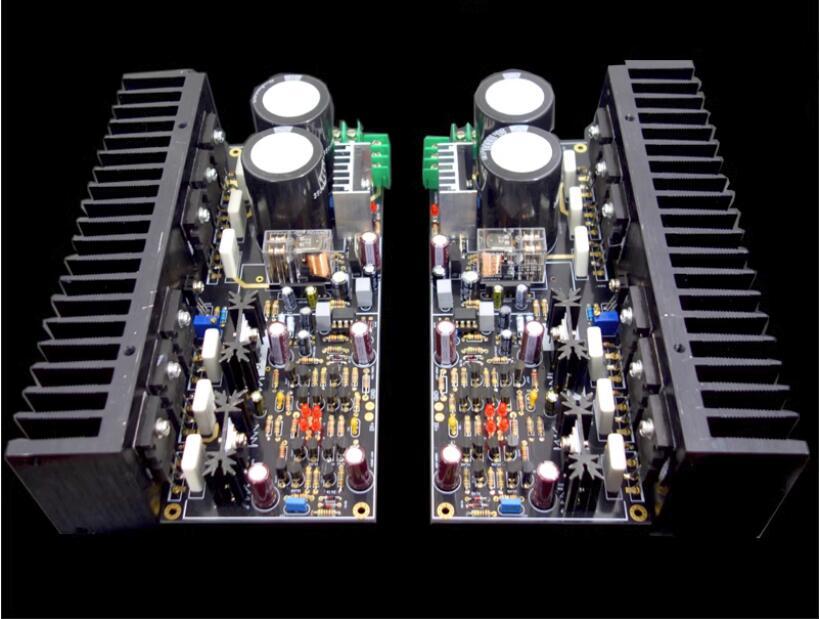 M8 HDAM-SA Current Mirror Transmission High Speed Low Distortion HIFI 2SC5200 2SA1943 transistor Audio Amplifier Board 150W*2