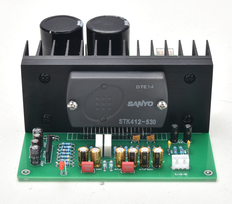 Fnished STK412-530 Sanyo Stereo Audio Power Amplifier Board 120W + 120W Dual Channel