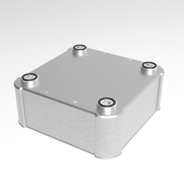 BZ2610R Amplifier aluminum rounded chassis Preamplifier/DAC/Amp case Decoder/Tube amp enclosure box
