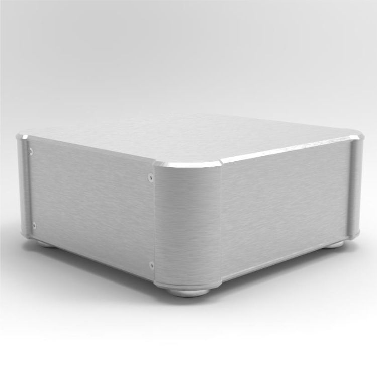 BZ2610R Amplifier aluminum rounded chassis Preamplifier/DAC/Amp case Decoder/Tube amp enclosure box