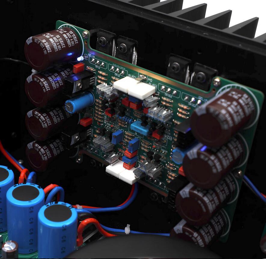 Dual channel HI-END B24 fully balanced pure Class A HIFI power amplifier high power home audio amp 60W*2/8 Ω 90W*2/4 Ω
