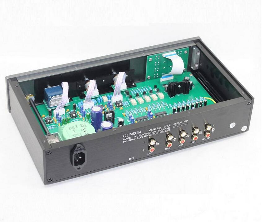 Finished Clone QUAD34 Audio Preamplifier HiFi Stereo Pre-Amp Reference UK QUAD Preamp Circuit