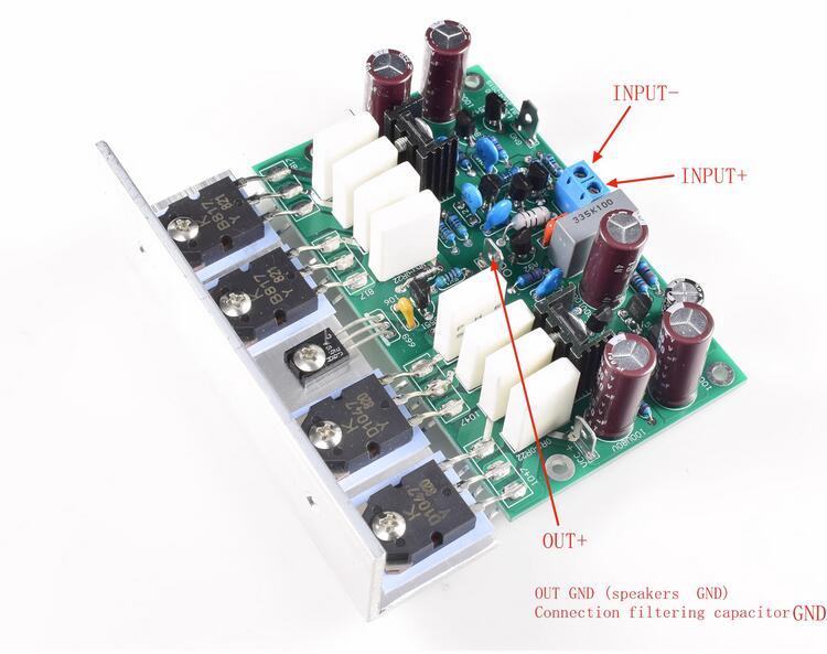 2CH HI-END L20 VER 10 Stero finished power amplifier board 200W 8R With angle aluminum