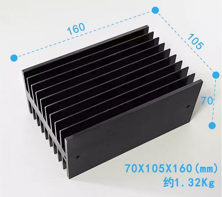 Reference FM Acoustics FM1811 Golden All-Aluminum Power Amplifier Chassis Preamp Case DIY HiFi Box