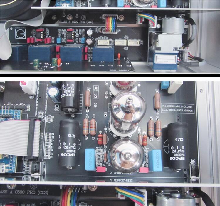 C500 hifi Fully balanced pure class A tone electronic tube preamplifier