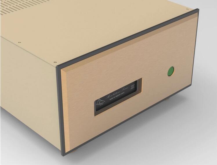 Reference FM Acoustics FM1811 Golden All-Aluminum Power Amplifier Chassis Preamp Case DIY HiFi Box