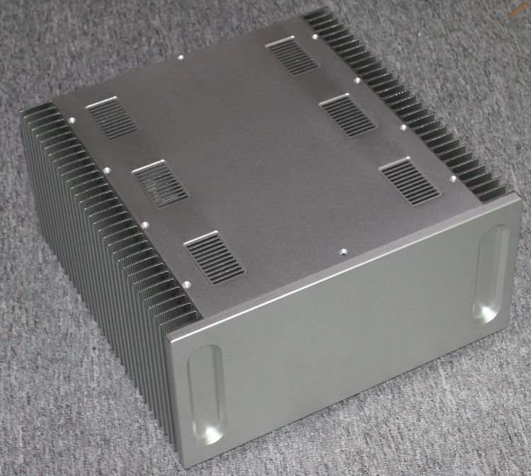 WA131 All-aluminum class A amplifier chassis HIFI diy amp case with heatsink