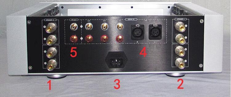 E1 hifi high-power 180W*2 stereo preamp + power amplifier Merge amplifier With four input options