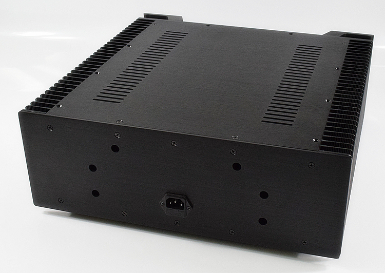 WA129 Aluminum Power Amplifier Chassis Class A AMP Case DIY Luxury Shell Housing with heatsink