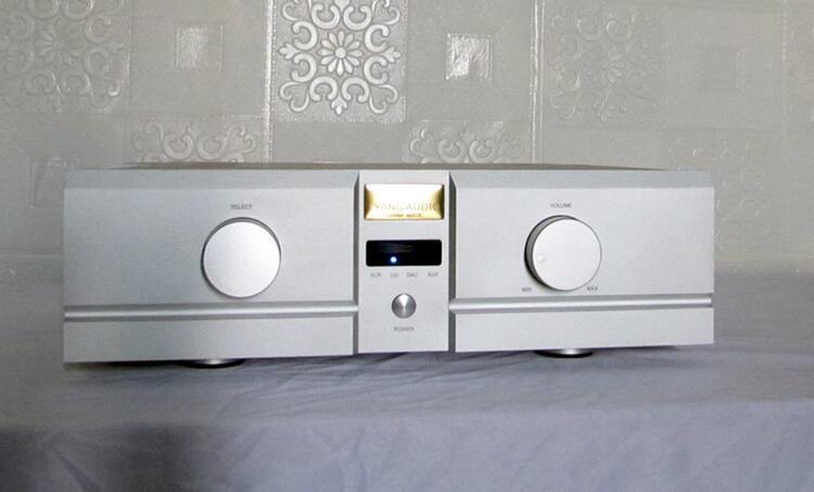 E1 hifi high-power 180W*2 stereo preamp + power amplifier Merge amplifier With four input options
