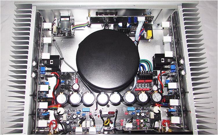 E1 hifi high-power 180W*2 stereo preamp + power amplifier Merge amplifier With four input options