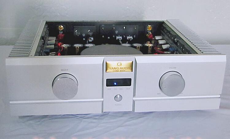 E1 hifi high-power 180W*2 stereo preamp + power amplifier Merge amplifier With four input options
