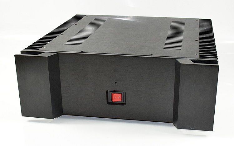 WA129 Aluminum Power Amplifier Chassis Class A AMP Case DIY Luxury Shell Housing with heatsink
