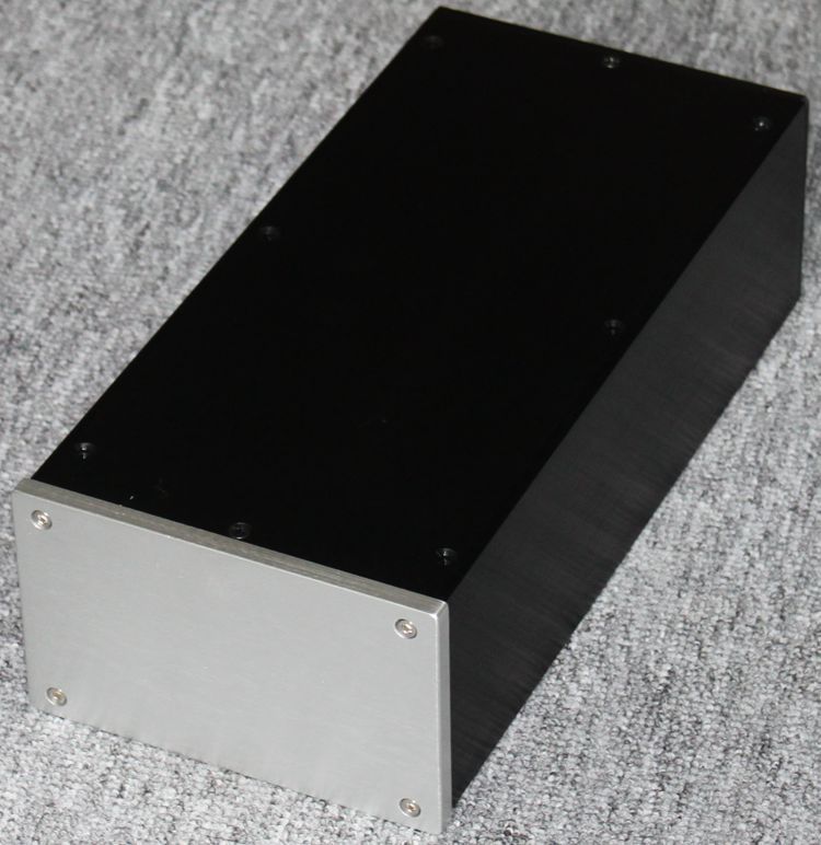 WA132 Blank DIY Aluminum Power Amplifier Chassis Hifi Preamp Case PSU Box