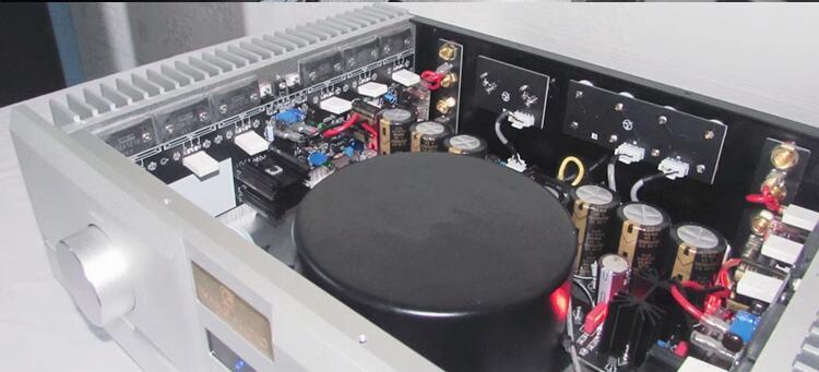 E1 hifi high-power 180W*2 stereo preamp + power amplifier Merge amplifier With four input options