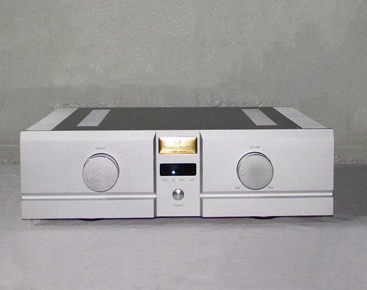 E1 hifi high-power 180W*2 stereo preamp + power amplifier Merge amplifier With four input options
