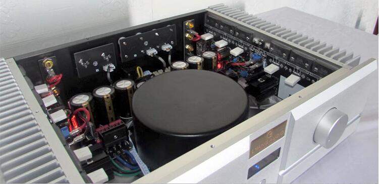 E1 hifi high-power 180W*2 stereo preamp + power amplifier Merge amplifier With four input options