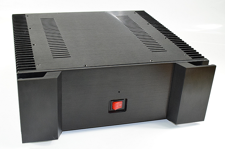 WA129 Aluminum Power Amplifier Chassis Class A AMP Case DIY Luxury Shell Housing with heatsink