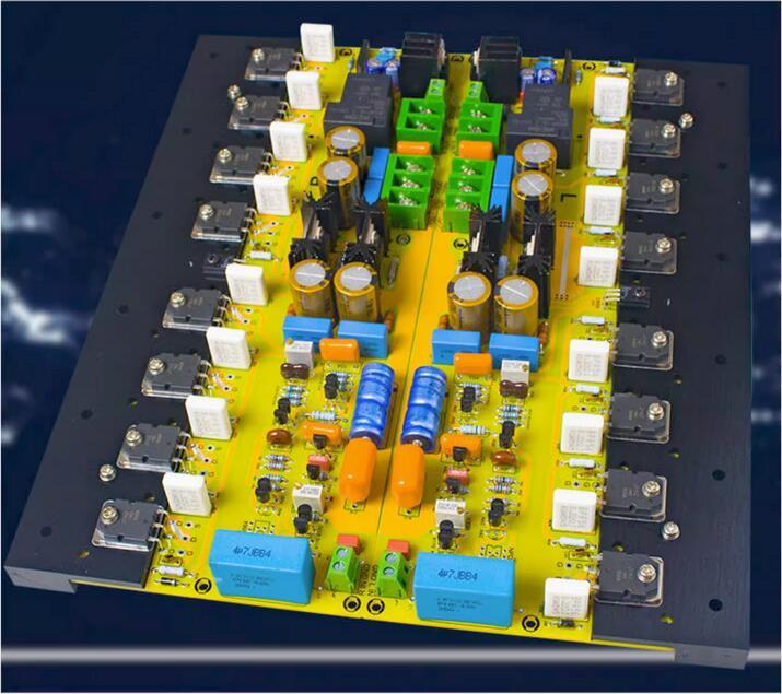 G10 class A Field-effect transistor HI-END high-power 95W+95W amplifier board Refer to Goldmund circuit