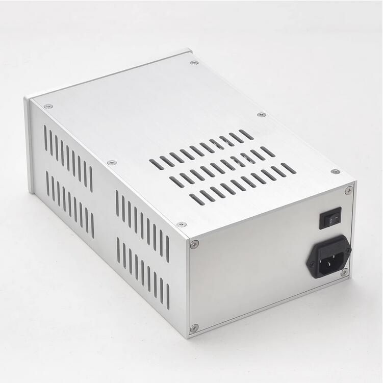 BZ1710 Retro Double Level Meter Full Aluminum Amplifier Chassis Tube Power Amp Case Mini Enclosure Diy Box 172*100*268MM