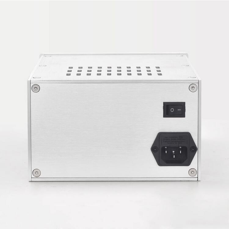 BZ1710 Retro Double Level Meter Full Aluminum Amplifier Chassis Tube Power Amp Case Mini Enclosure Diy Box 172*100*268MM