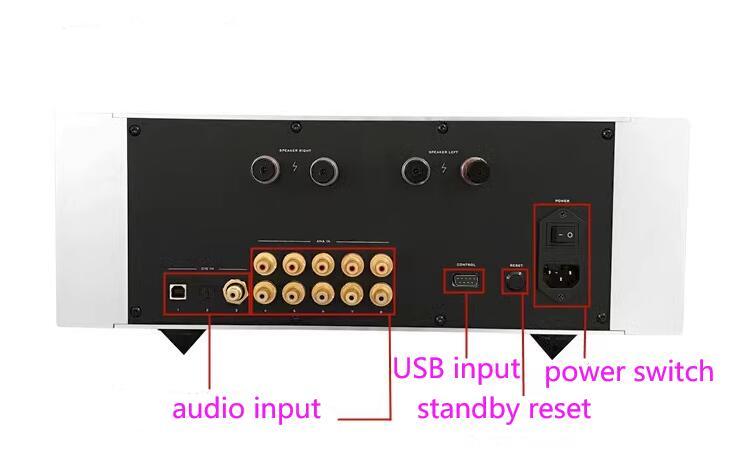 G590 HIFI 250W*2 stereo integrated Power amplifier With Remote Control Refer to Goldmund Telos590 circuit
