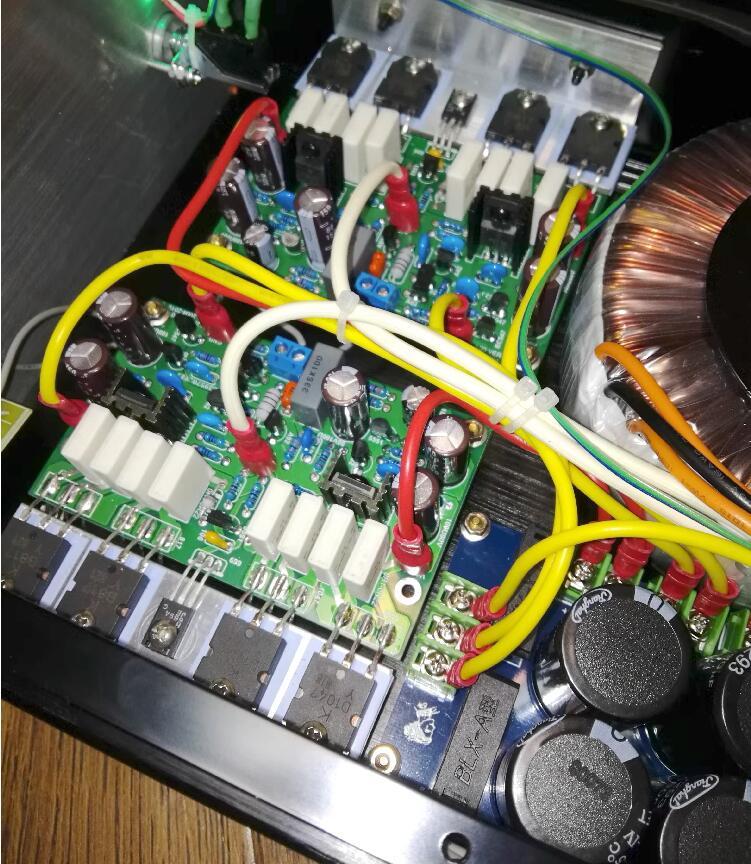 Finished L20 VER10 Ultra low distortion HIFI stereo 150W*2  amplifier