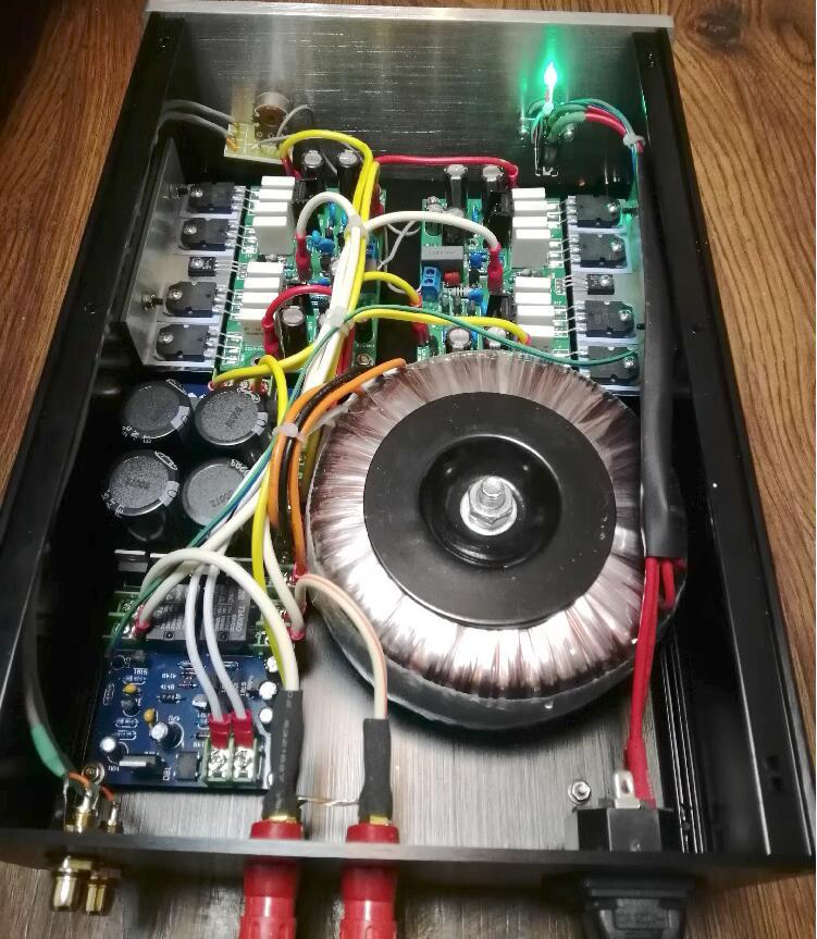 Finished L20 VER10 Ultra low distortion HIFI stereo 150W*2  amplifier
