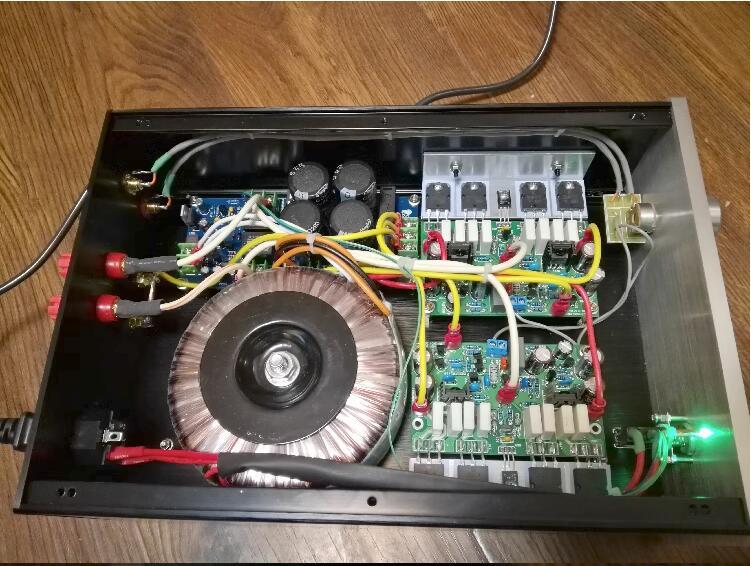 Finished L20 VER10 Ultra low distortion HIFI stereo 150W*2  amplifier