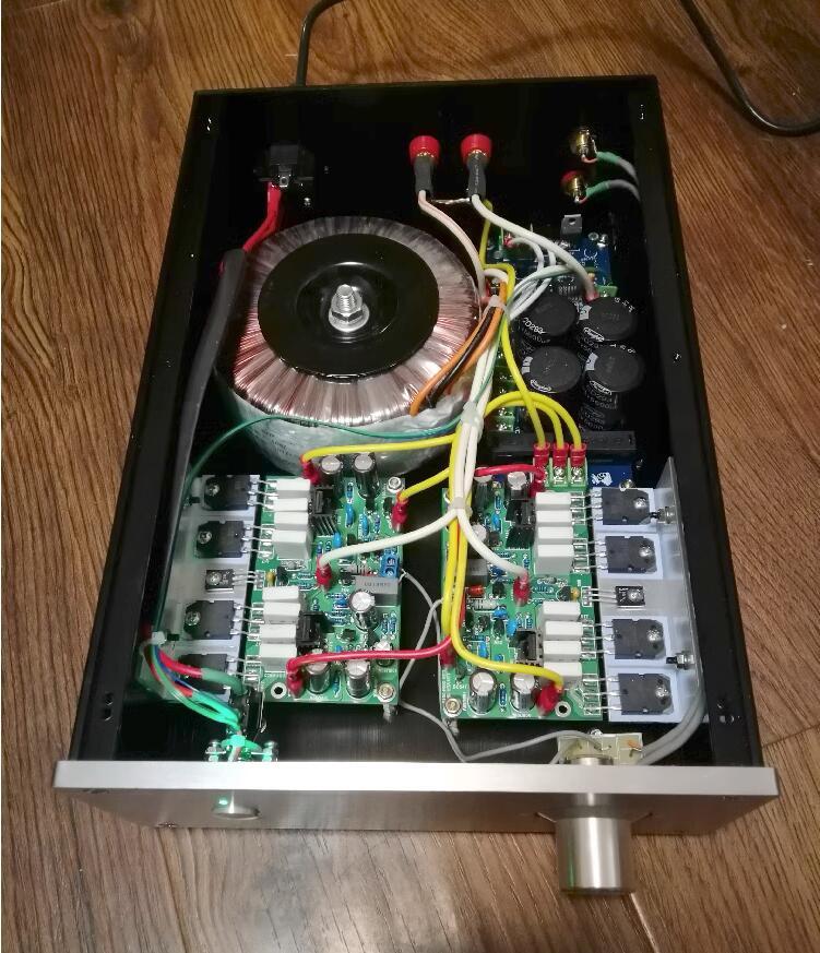 Finished L20 VER10 Ultra low distortion HIFI stereo 150W*2  amplifier