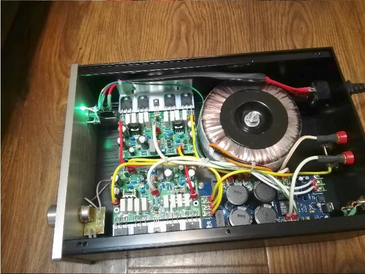 Finished L20 VER10 Ultra low distortion HIFI stereo 150W*2  amplifier