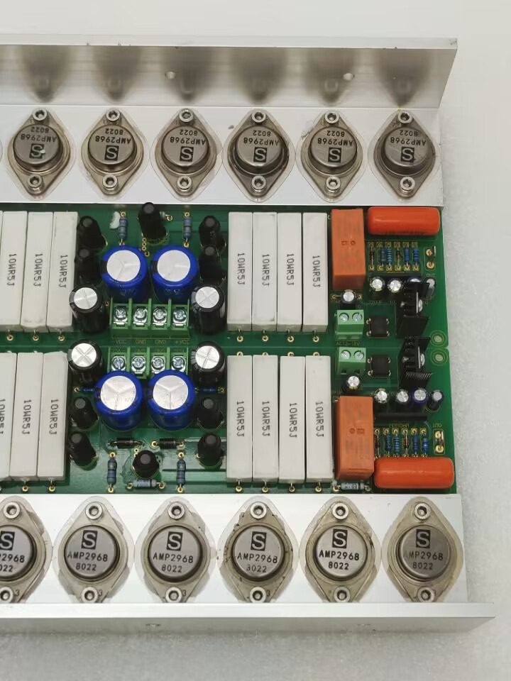 FM HIFI stereo audio 260W+260W Class AB amplifier board Refer to FM711 circuit design Suitable for FM255 preamp