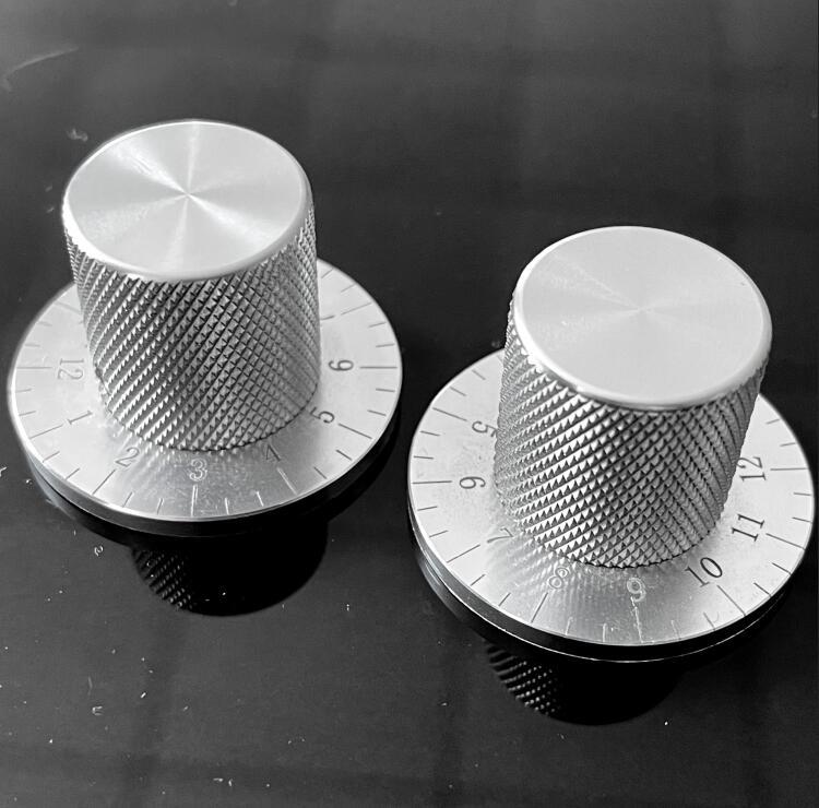 38mm * 25 mm HIFI Solid Full Aluminum Volume Potentiometer Knob For Hifi Audio AMP