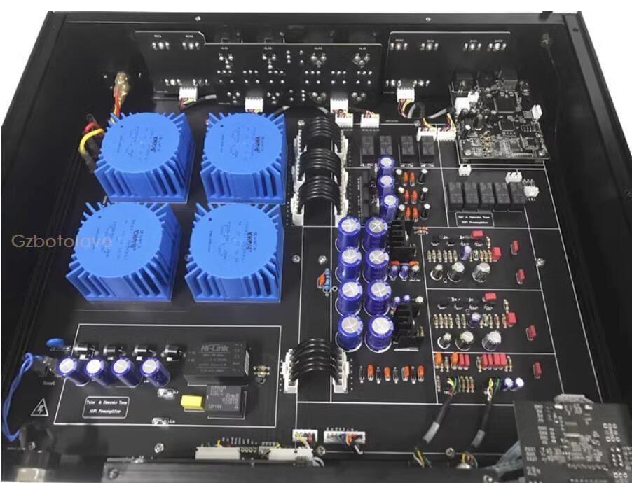 Remote control Class A hifi preamplifier MP600 with ES9038 decoder Bluetooth tone DSD preamplifier