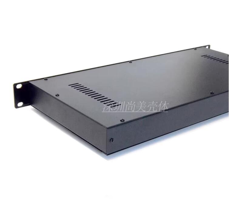 19 inch 1U standard chassis rack type 1U project plug-in box processing customized sheet metal shell industrial control case