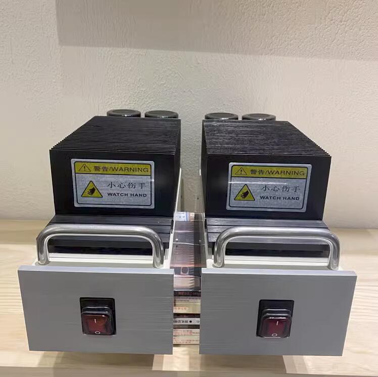 One pair NPN 100W HIFI Mono class AB amplifier Refer to Goldmund TELOS 300 circuit