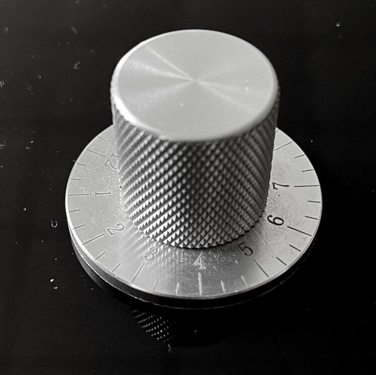 38mm * 25 mm HIFI Solid Full Aluminum Volume Potentiometer Knob For Hifi Audio AMP