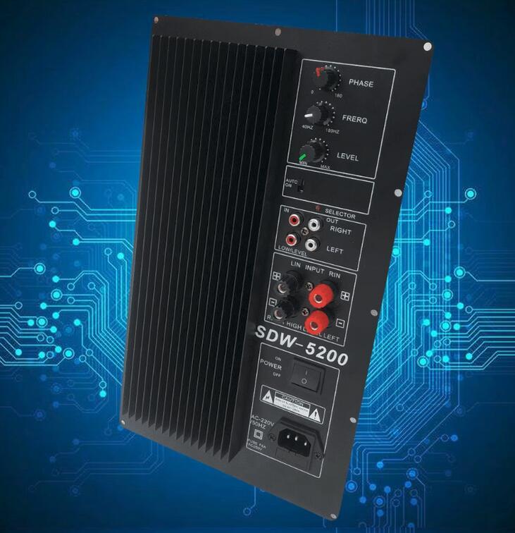 1000W high-power amplifier board cinema home device, amplified bass pure active subwoofer board