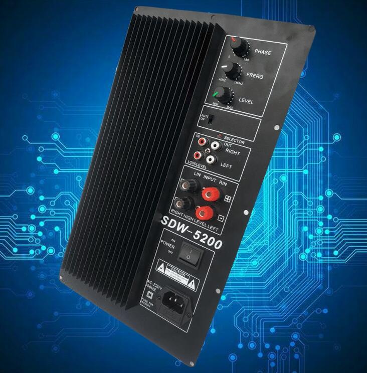 1000W high-power amplifier board cinema home device, amplified bass pure active subwoofer board
