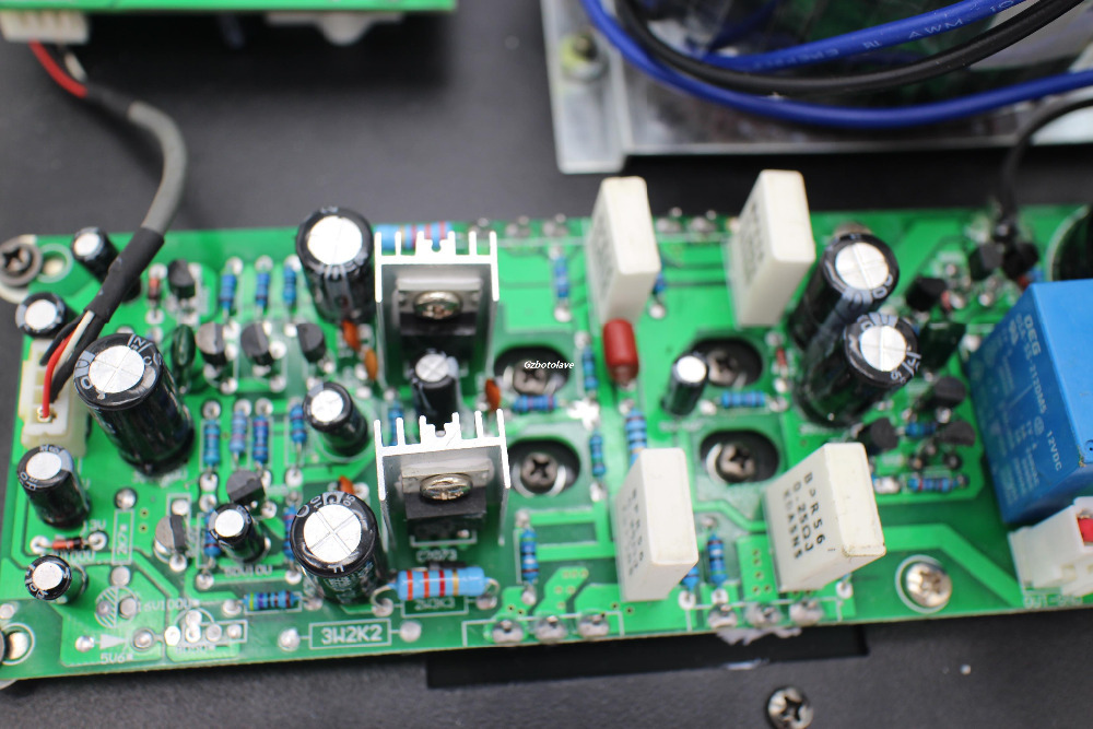 300W Subwoofer amplifier board low pass filter subwoofer pure home theater with Toshiba 5200/1943 tubes JRC4558 OPA