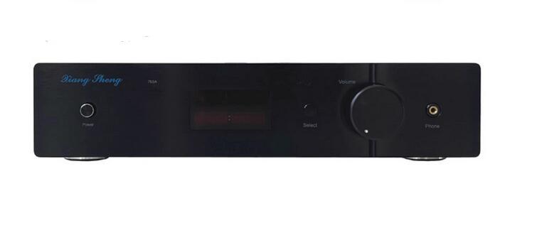 768 Electronic tube HIFI stereo balance preamplifier with remote control
