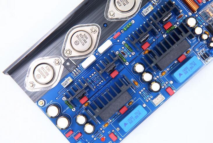 T5 STK350 hifi Metal encapsulated transistor 120W*2 high-power stereo amplifier board