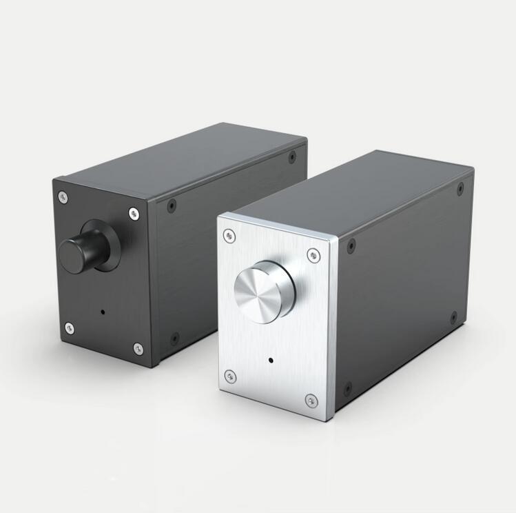 DIY A0609 NEW Silver/black Full Aluminum Chassis Amplifier Enclosure/ Mini AMP Case/ Preamp Box