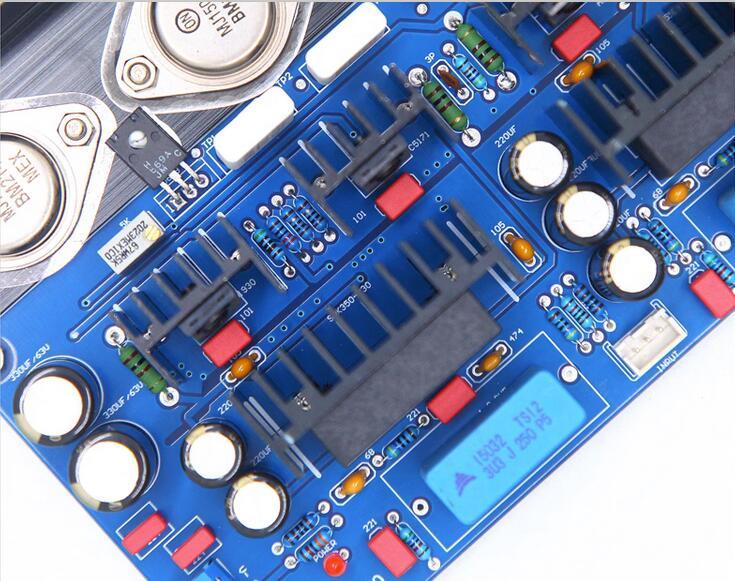 T5 STK350 hifi Metal encapsulated transistor 120W*2 high-power stereo amplifier board