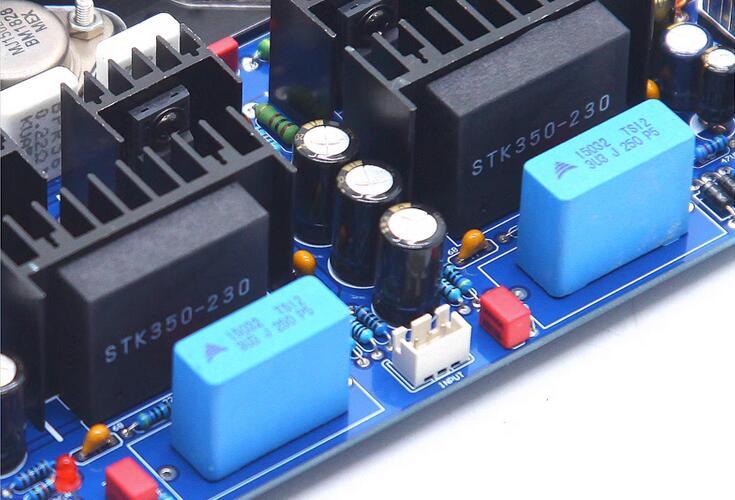 T5 STK350 hifi Metal encapsulated transistor 120W*2 high-power stereo amplifier board